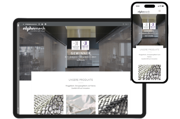 Referenz ALPHAMESH Webdesign, WordPress Programmierer