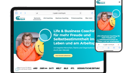 Coaching Website Referenz von Carmen Goglin, Reutlingen, Referenz GOGLIN COACHING