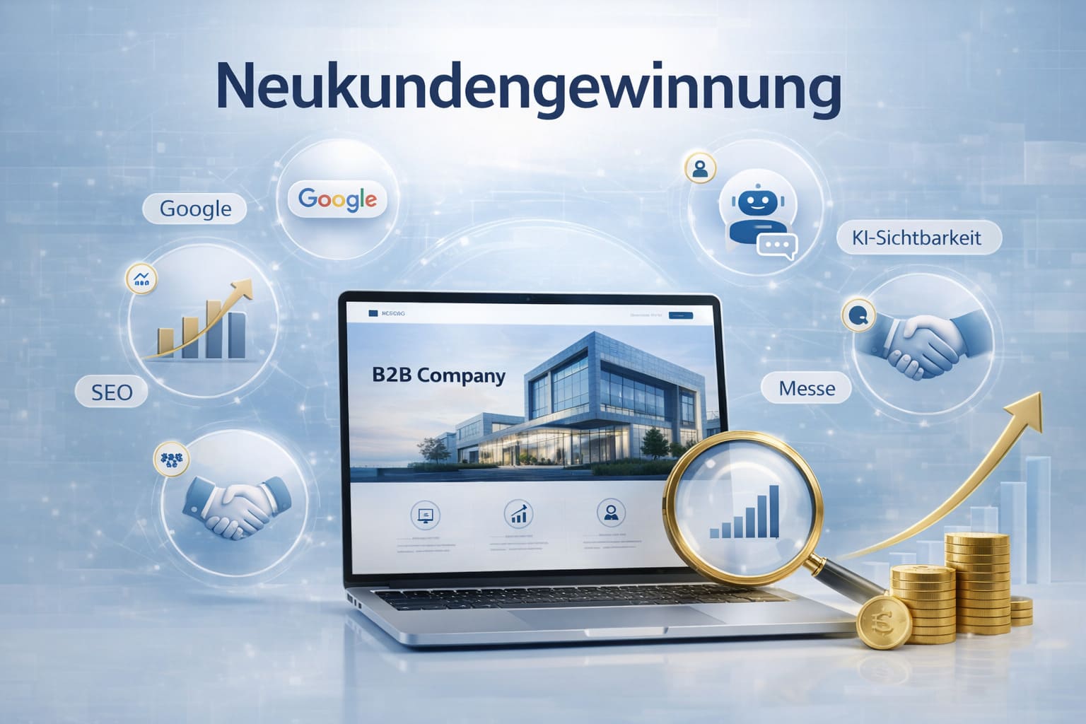 Neukundengewinnung B2B Website Optimierung SEO / GEO Milena Paralis Digital