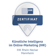 IHK Badge KI im Online Marketing